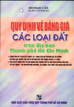 Quy Đinh Về Bảng Giá Các Loại Đất Trên Địa Bàn TP.HCM