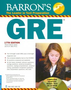 Barron The Leader In Test Preparation GRE 17Th Edition (Kèm 1 CD)