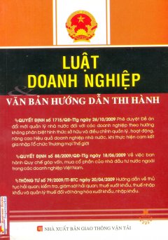 Luật Doanh Nghiệp Và Văn Bản Hướng Dẫn Thi Hành