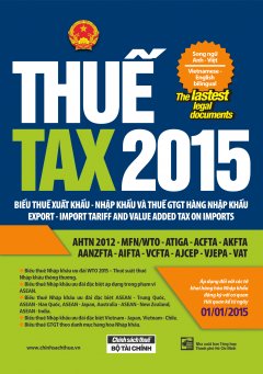 Thuế – Tax 2015 (Song Ngữ Anh – Việt)