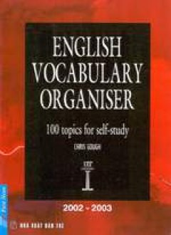 English Vocabulary organiser