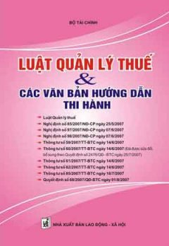 Luật Quản Lý Thuế Và Các Văn Bản Hướng Dẫn Thi Hành