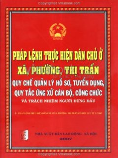 Pháp Lệnh Thực Hiện Dân Chủ Ở Xã, Phường, Thị Trấn