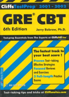 CliffsTestPrep GRE CBT (Test-prep Essentials from the Experts at Cliffsnotes)