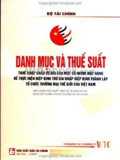 Danh Mục Và Thuế Suất