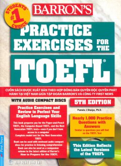 Barron’s Practice Exercises For The TOEFL (Kèm 6 CD)