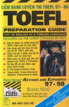 Cẩm nang luyện thi TOEFL 97-98 (Cliffs TOEFL Preparation Guide) Song ngữ