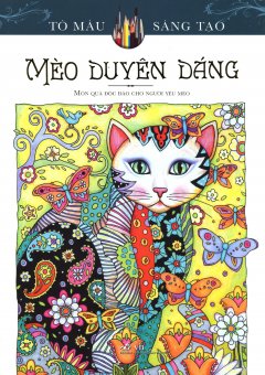 Mèo Duyên Dáng (Sách Tô Màu Dành Cho Người Lớn)