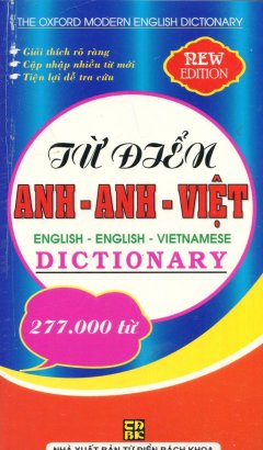 Từ Điển Anh – Anh – Việt (Khoảng 277.000 Từ)