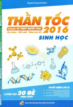 Thần Tốc Luyện Đề THPT Quốc Gia 2016 – Sinh Học