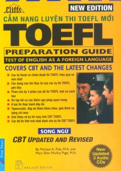 Cẩm Nang Luyện Thi TOEFL Mới – New Cliffs Toefl Preparation Guide (Kèm 3 CD)