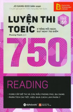 Luyện Thi Toeic 750 – Reading (Tái Bản 2017)