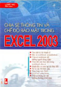 Chia sẻ thông tin và chế độ bảo mật trong Excel 2003