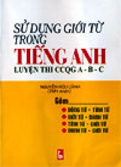 Sử dụng giới từ trong tiếng Anh