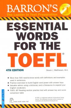 Barron’s Essential Words For The TOEFL