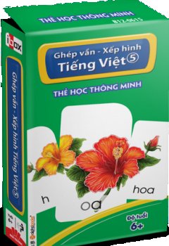 Thẻ Học Thông Minh – Ghép Vần & Xếp Hình Tiếng Việt 5 (Độ Tuổi 6+)