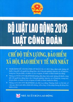 Bộ Luật Lao Động 2013 – Luật Công Đoàn – Chế Độ Tiền Lương, Bảo Hiểm Xã Hội, Bảo Hiểm Y Tế Mới Nhất