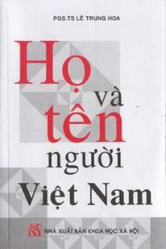 Họ và tên người Việt Nam – Tái bản 01/05/2005