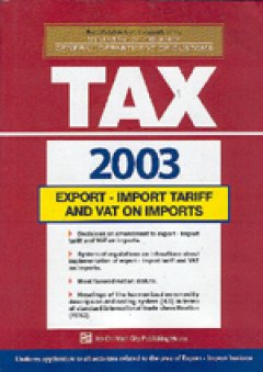 TAX 2003 Export Tariff and VAT on Import