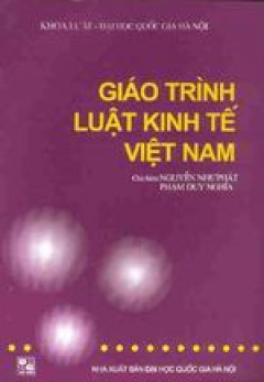 Giáo trình luật kinh tế Việt Nam