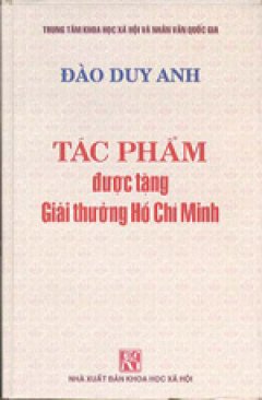Tác Phẩm Được Tặng Giải Thưởng Hồ Chí Minh – Đào Duy Anh