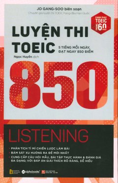 Luyện Thi TOEIC 850 – Listening (Kèm 1 CD) (Tái Bản 2018)